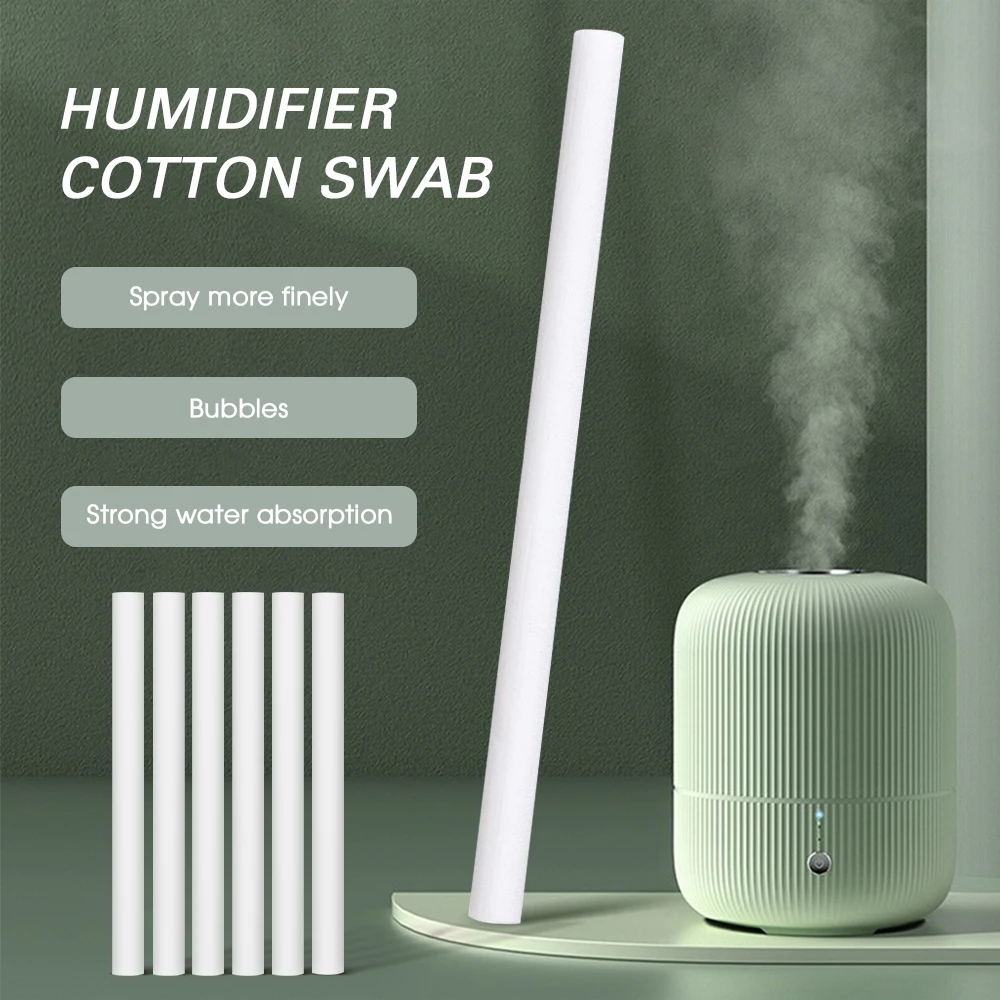 Humidifier Filter Swab Cotton Sponge Stick Absorbent Cotton Swab Aromatherapy Machine Replacement Wicks Cut According Size 7mm humidifier filter cotton sponge stick aromatherapy machine