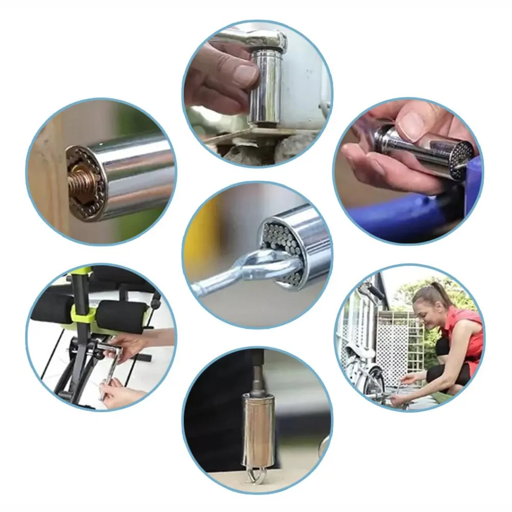 Multifunctional 7 to 19mm Magic Socket Multi Purpose Wrench Extension Rod Electric Hand Drill Screw Tool Set BEST SELLERS