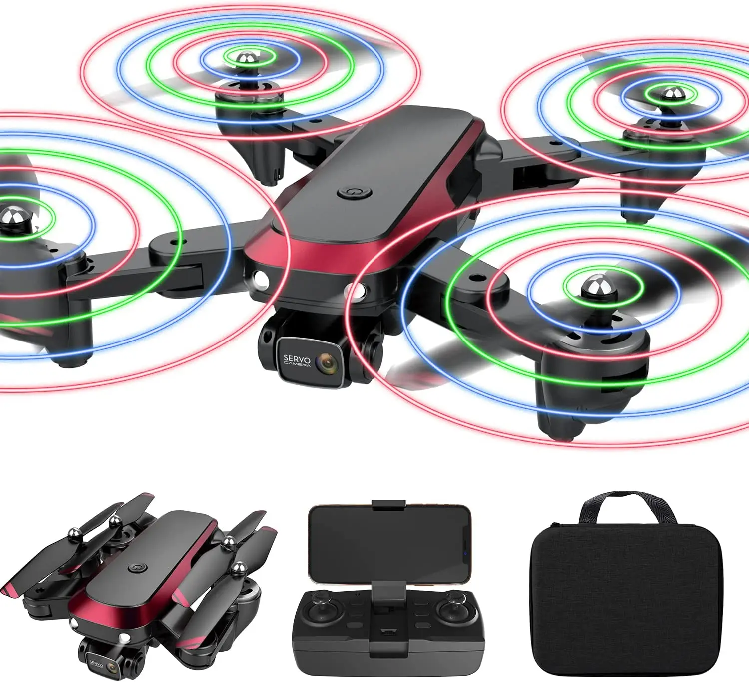 ProfessionalS8000Drone4KDualCamera360RolloverTrajectoryFlight
