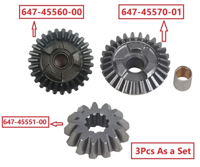

Boat Outboard Gear Kit 647 For Yamaha Outboard Motor 6HP 8HP D6 D8,C8 Old Model PINION Gear FORWARD Gear REVERSE Gear