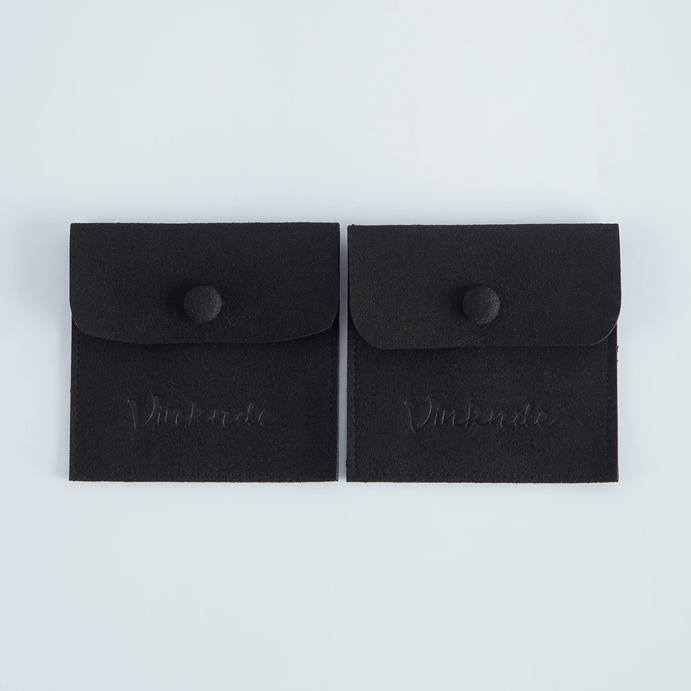 50 Stück 8x8cm Schmuck-Geschenktüten mit individuellem Logo, Mikrofaser-Verpackungsbeutel, kleine Beutel für Ringe, Halsketten, Hochzeitsgeschenke – Detail 17