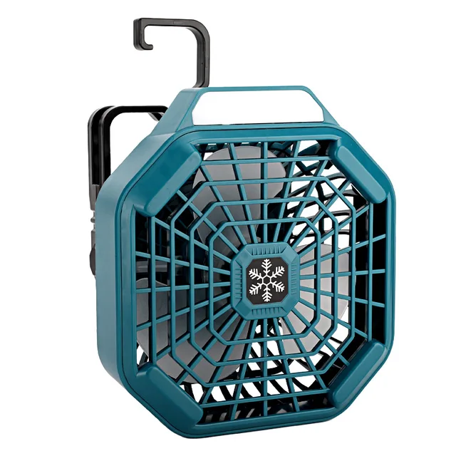 Multifunktionaler Lüfter für Makita 14,4-18 V Li-Ionen-Akku mit USB Tragbarer Camping-Outdoor-Lüfter Outdoor-Lüfter für Makita_voghion.com