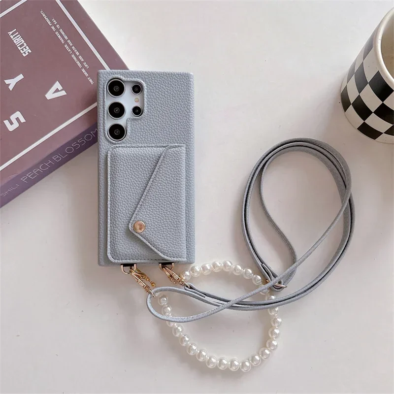 Crossbody Phone Case with Wallet Cover