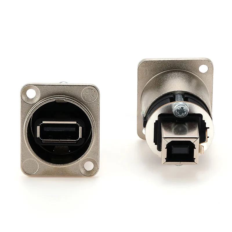 Type D USB 2.0 Port A/BInterrotating Base Version 1.03 NAUSB-W D-shape Housing Dock Multimedia Date Chassis Connector Adapter 3