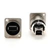 Type D USB 2.0 Port A/BInterrotating Base Version 1.03 NAUSB-W D-shape Housing Dock Multimedia Date Chassis Connector Adapter 3