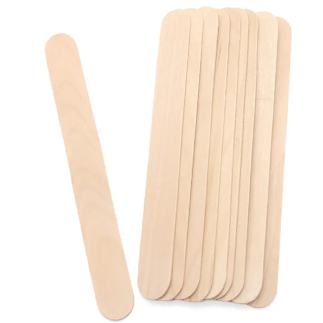 10pcs/set Woman Wooden Body Hair Removal Sticks Wax Waxing Disposable Sticks  Beauty Toiletry Kits Wood Tongue Depressor Spatula - AliExpress