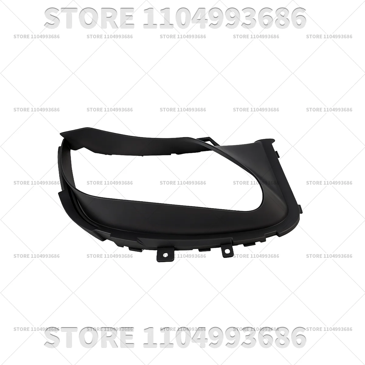 2015 2016 포르쉐 카이엔 (958) 프론트 범퍼 에어 가이드 새틴 블랙 OEM 958505333459B9 958505334459B9 95850533345 95850533445