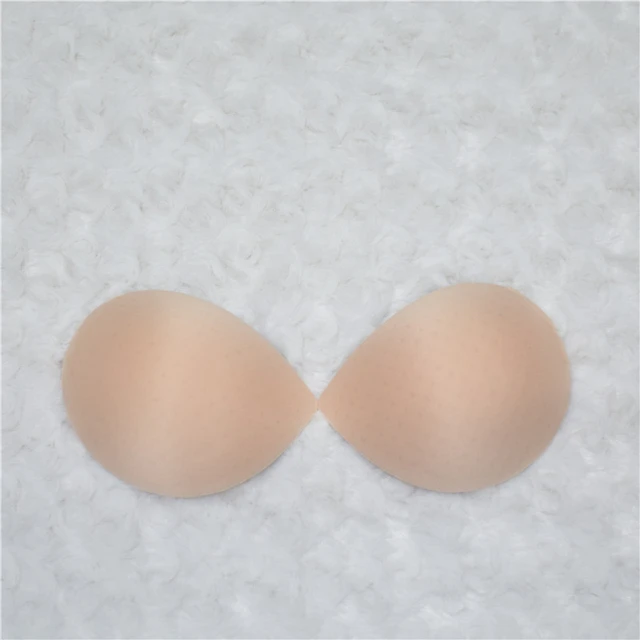 1pair Bra Accessories Triangle Cup Sponge Bra Pads Push Up Enhancer Removable  Bra Padding Inserts Cups