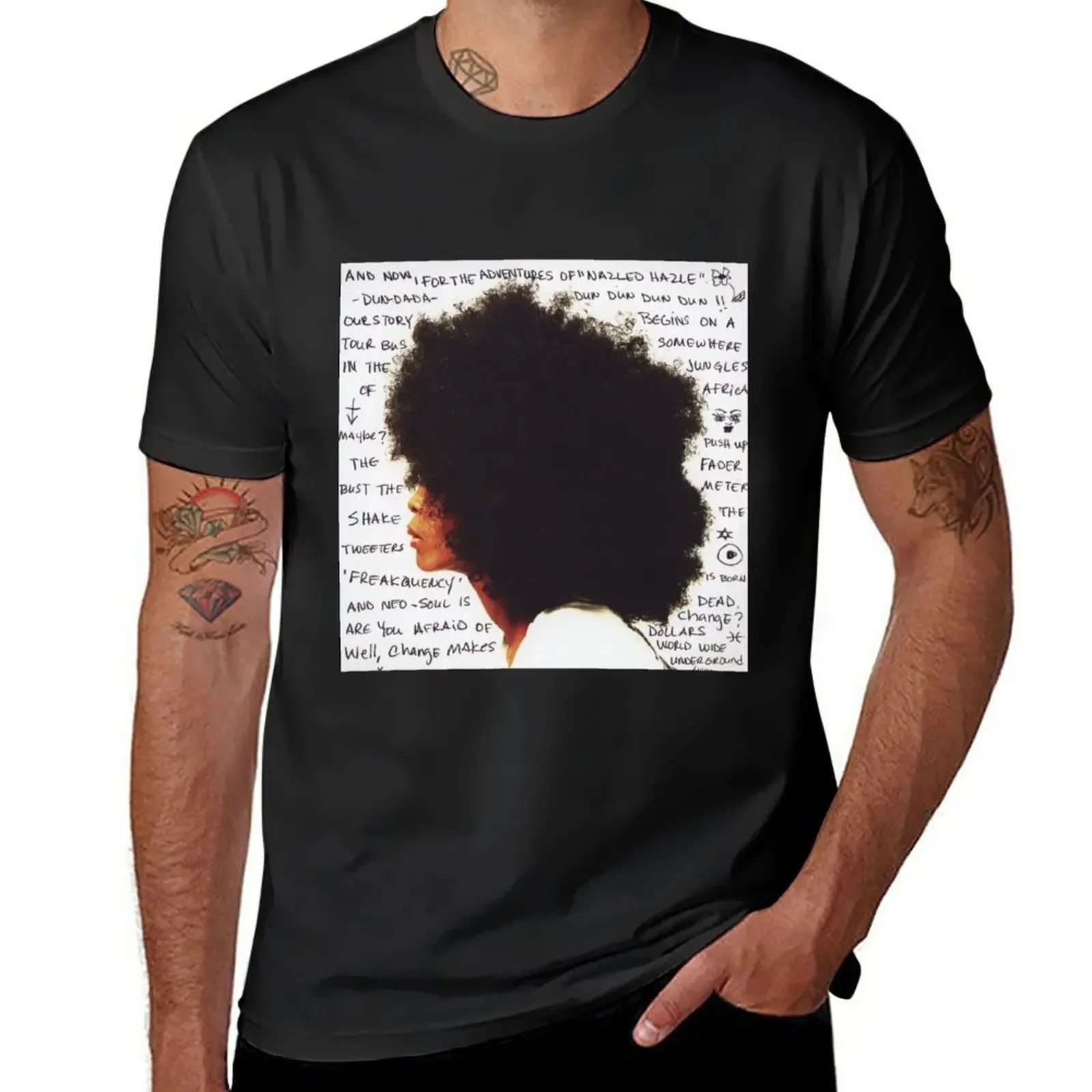 Erykah Badu Worldwide underground T-Shirt anime clothes plus sizes cute clothes fitted t shirts for men
