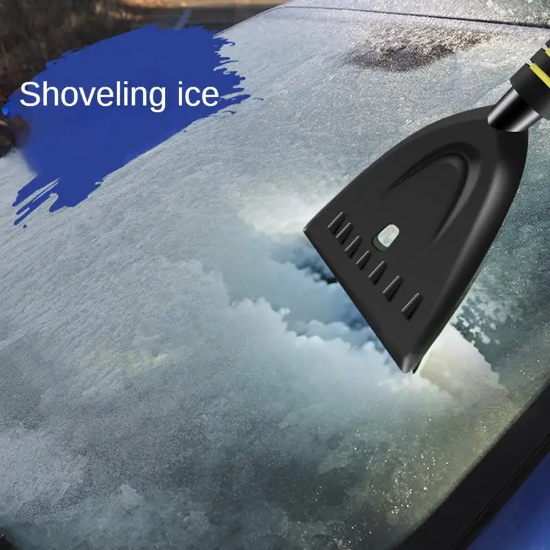 Car Snow Scraper Sweeping Shovel For Winter With EVA Foam Handle Auto Cleaning Brush Ice Scraper Remover Auto Windshield