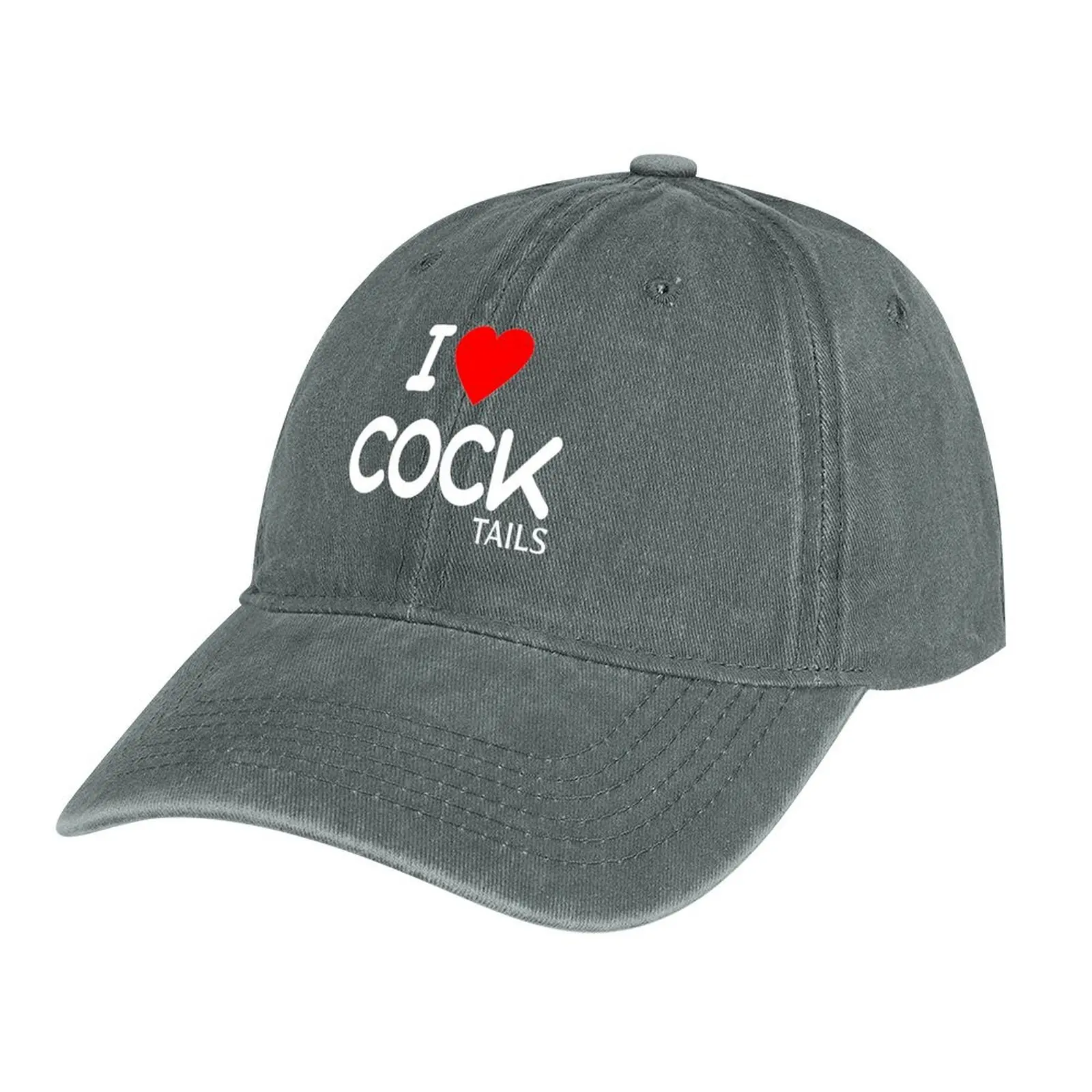 

I Love Cocktails - Funny- Drinks Cowboy Hat Hat Luxury Brand Sunscreen New Hat Ladies Men's