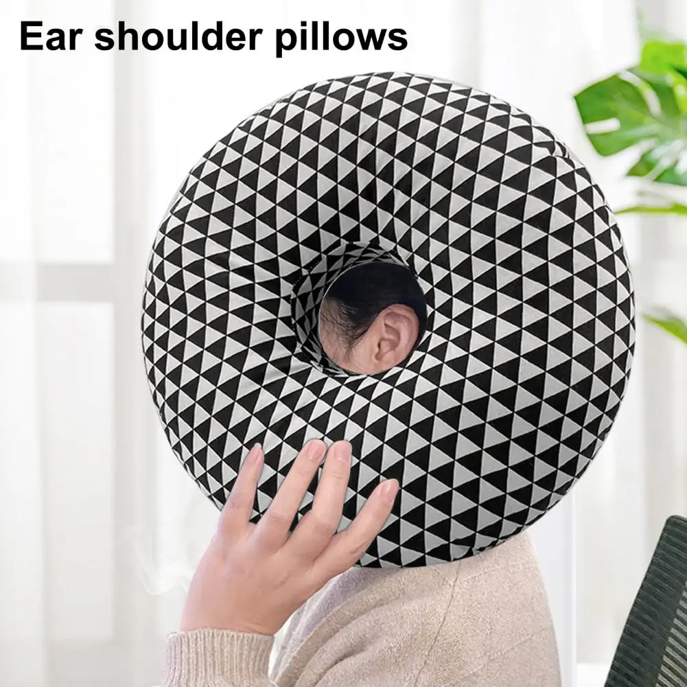 PiercingsDonutHolePillowSideSleepingEarPainReliefSoft