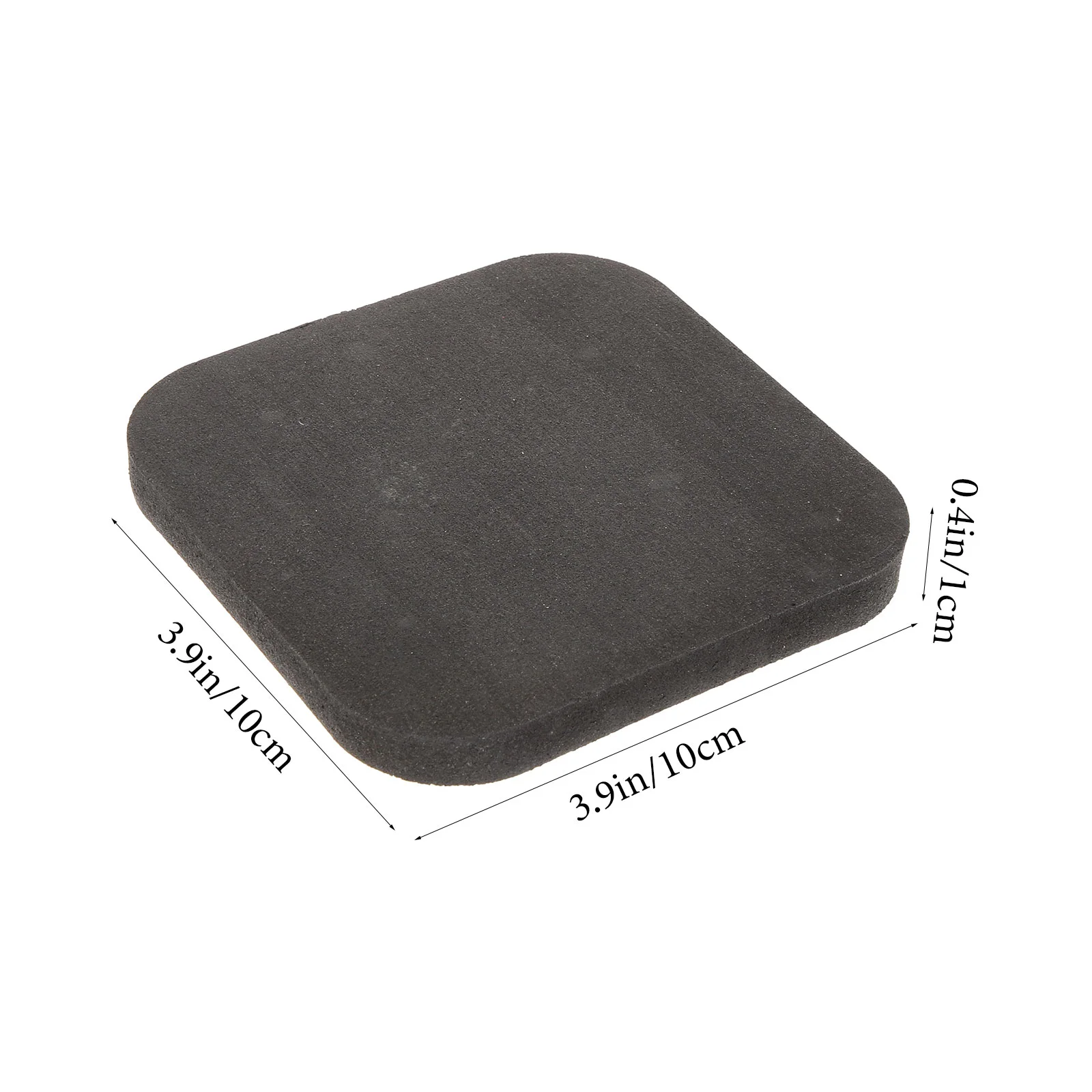 4 Pcs Shock Absorbing Pad Treadmill Mat Exercise Equipment Mat Rubber Gym Flooring Pads Under Treadmill Workout Pads Yoga Mats sports floor mats