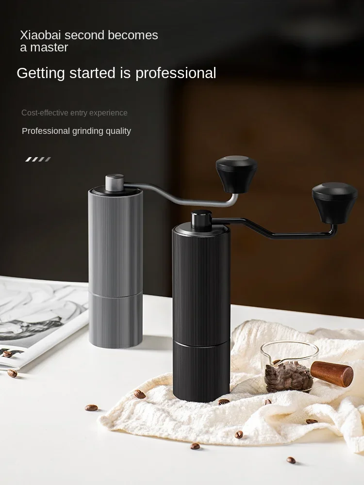 CLITON Manual Coffee Grinder 38mm Stainless Steel Coffee Grinder Step Adjustment High Quality Portable Hand Grinder cliton manual coffee grinder 38mm stainless steel coffee grinder step adjustment high quality portable hand grinder