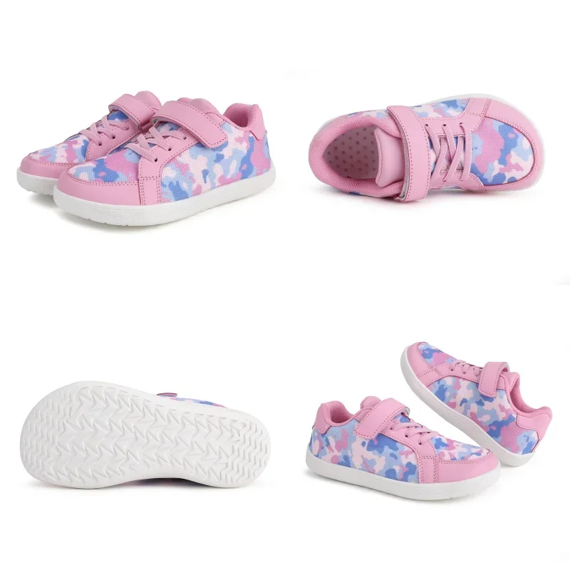 Little/Big Kid Wide Width Barefoot Shoes Boys/Girls Minimalist Elastic Opening Sneakers Flexible-Zero Drop Sole kids shoes