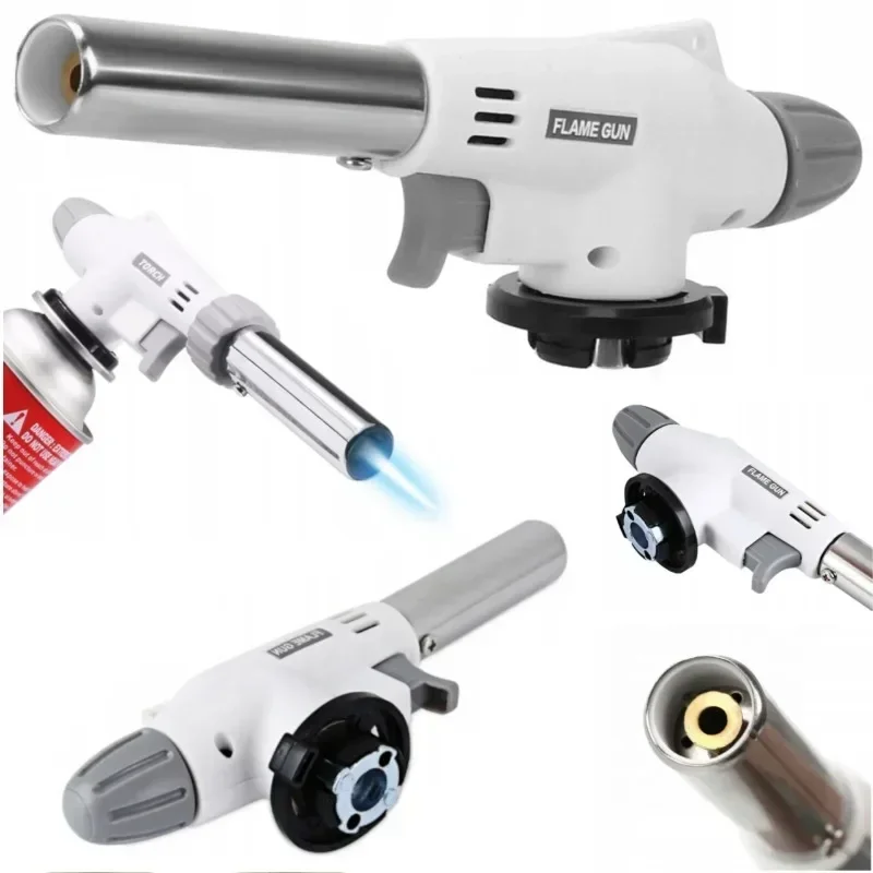 Description Picture 3 of itemKitchen Torch Cooking Igniter Portable Gas Burner Butane Gas Burner Gas Lighter Flame Gun Blowing Camping Barbecue Culinary Torc