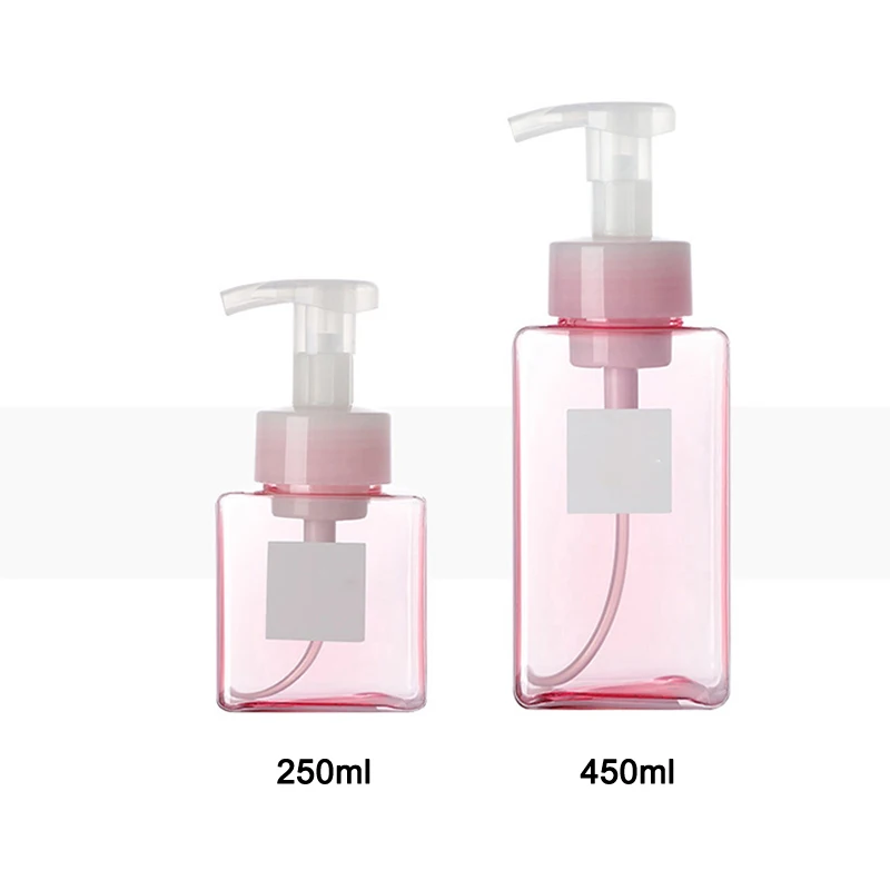 250ml/450ml/650ml Travel Foaming Soap Bottles Empty Soap Foam Bottle Refill Hand Sanitizer Shampoo Shower Gel Dispenser