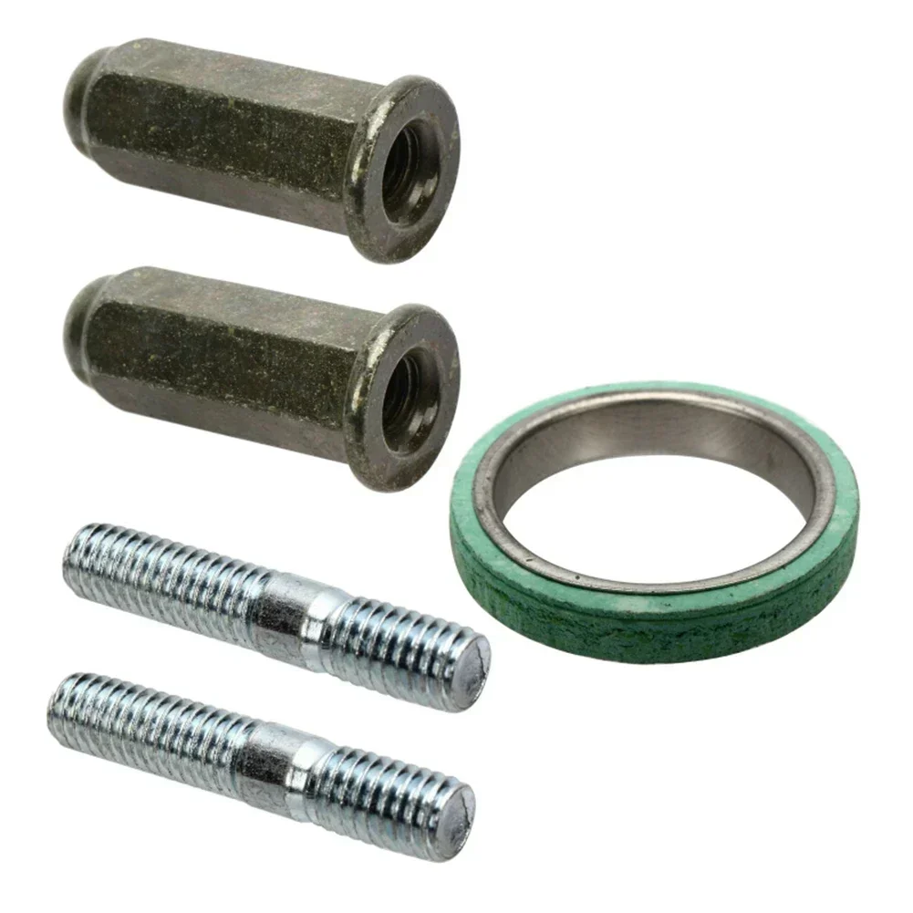 Scooter Muffler Exhaust Motorcycle Scooter Exhaust Studs Nuts Gasket Set For GY6 50 125 150 Nut Seal Gasket Spacer Replacement