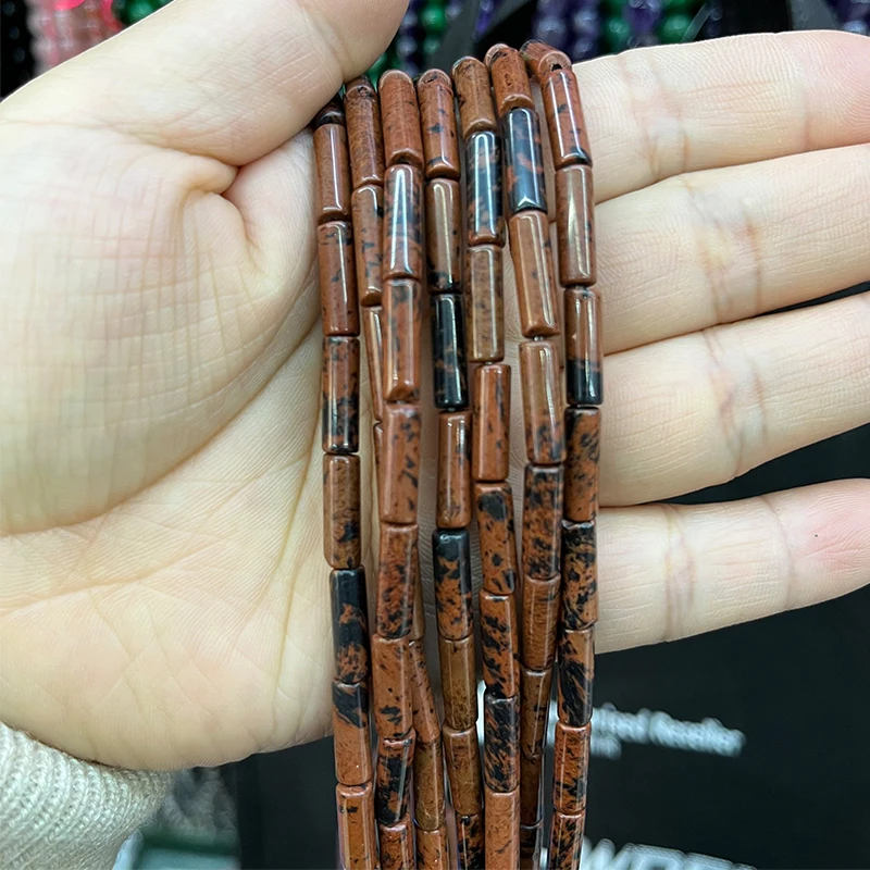 

Оптовая продажа, бусины из натурального камня, гладкая красная яшма, в форме трубки, свободные цилиндрические бусины для изготовления ювелирных изделий ручной работы, аксессуары 4 мм * 13 мм
