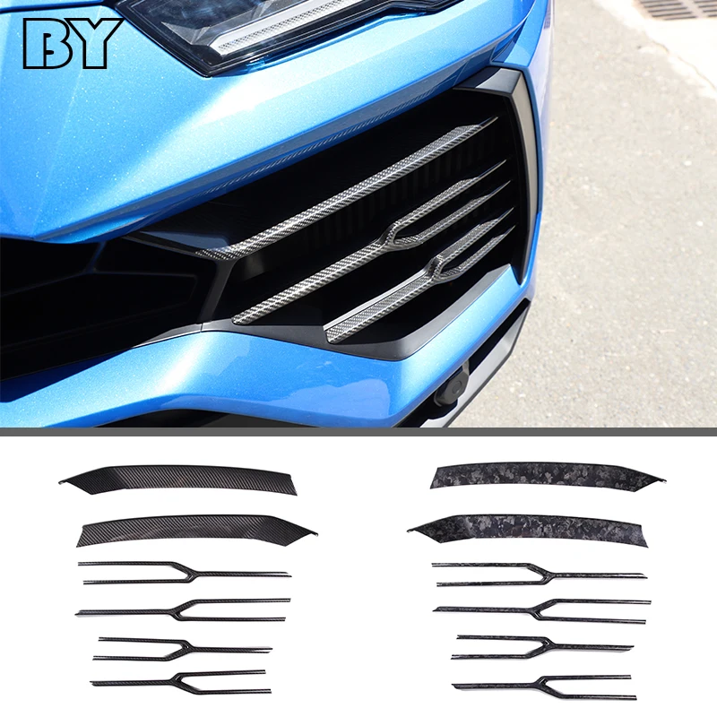 

Car Front Bumper Side Grille Black Cover Trim Fit For Lamborghini URUS 2018-2021 Real Carbon Fiber Auto Modified Accessories