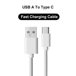 100W Type C Fast Charging USB A to C Cable - Supervooc Phone Data Cord - 1m (USB C)