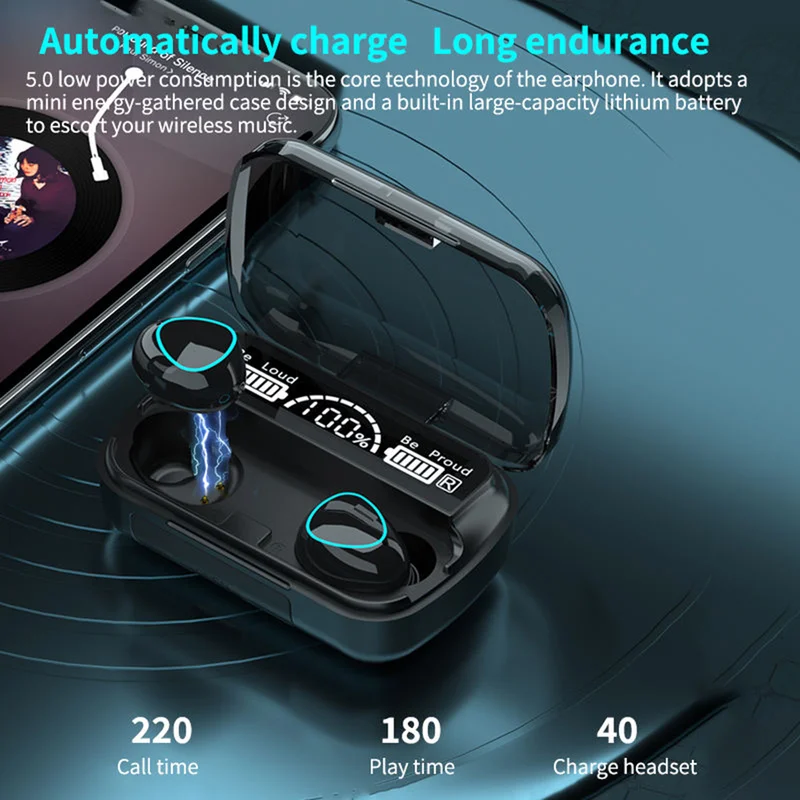 Arrival M10 Earphone Wireless Headset Perfect Sound