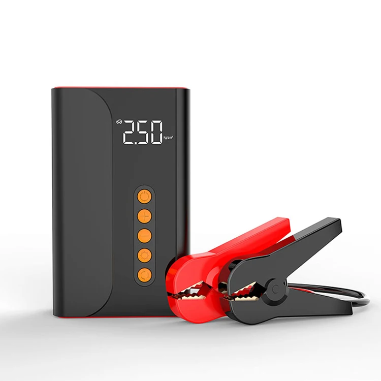 

2 in 1 Car Jump Starter Mobile Power Supply Air Compressor Inflatable Pump 10400mAh Portable Power Station Car Battery Charger