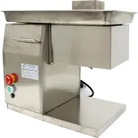 Meat Cutting Machine Commercial Electric Slicer Shredded Diced For Steak Beef Pork Meat With Chimney Feed Inlet Qx 5Mm 1