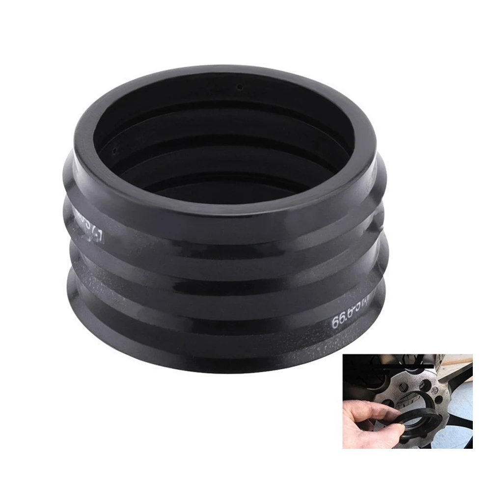 X AUTOHAUX 4pcs Bague de Centrage Jante 66,6mm à 60,1mm Aluminium Alliage Voiture Hub Centric