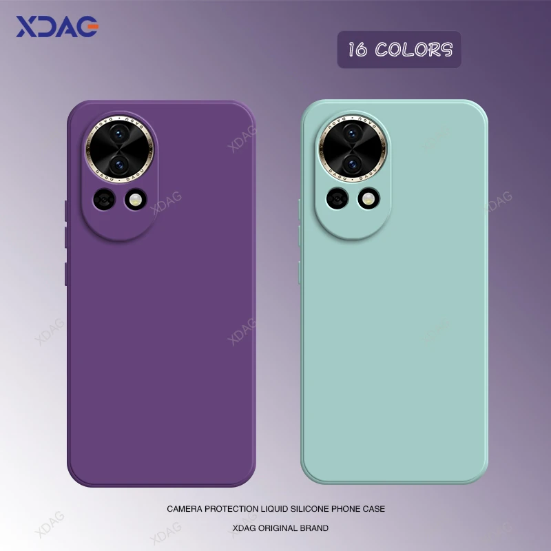 Premium Liquid Silicone Shockproof Phone Case with Camera Protection - Solid Black