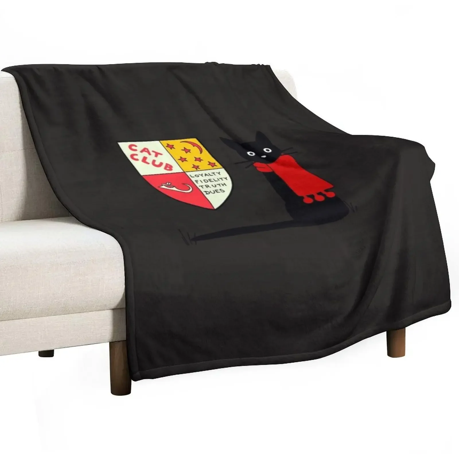 

Jenny And The Cat Club Sticker Throw Blanket warm winter Decorative Sofa Furrys Decorative Sofas Blankets