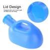 2000ml Portable Male Urine Bottle with Lid  Blue Plastic Male Pee Urinal Storage Urine Collector for Elderly Men Children 3