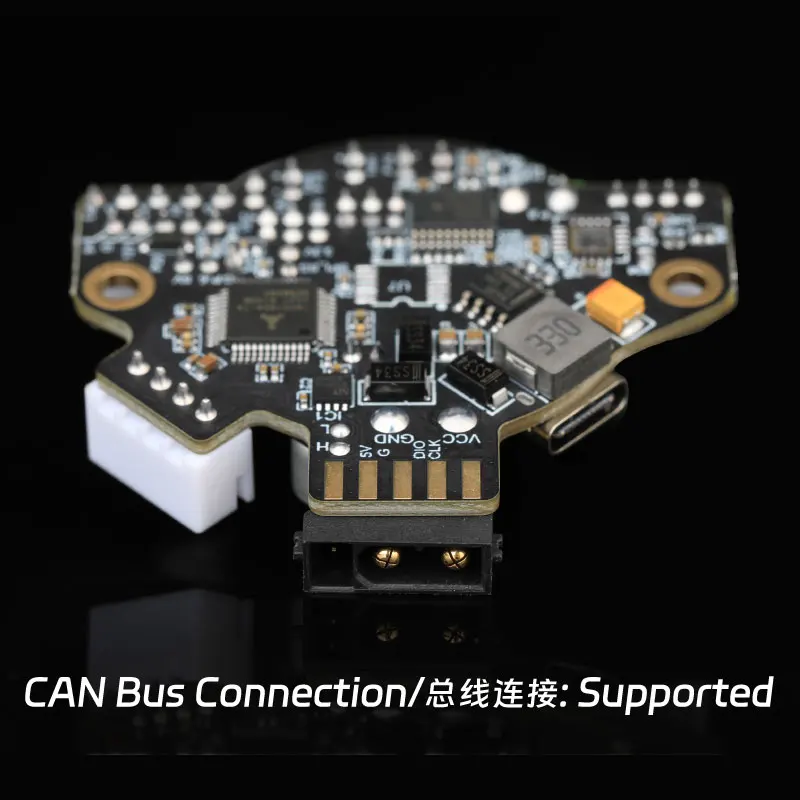 Placa de Impressora 3d Compatível com Klipper Suave Cabo Can 1m Suporte Pt100 Codificador para Motor Nema14 e 17 Fly-sht36 Pro v1 - Imagem 5