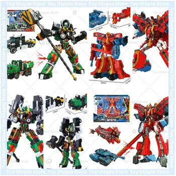 Robot Trasformabile Tobot Detectives Galaxy, Auto Giocattolo, Auto Deformabile Tobot I Fratelli, Cartoni Animati Coreani