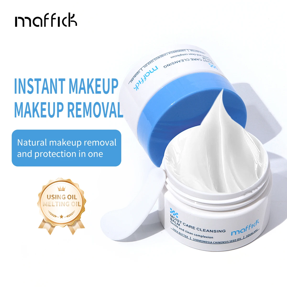 Makeup Remover Eyes Lips Makeup Removal Unirritating Deep Cleansing Skin Refreshing Moisturize Mild Gentle Makeup Cleaning Cream 4