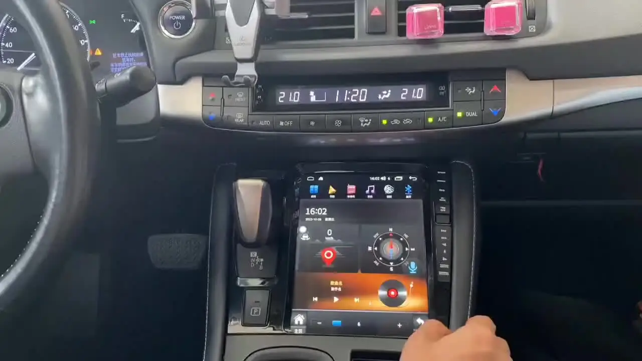 Android Auto Carplay Android 14搭載 レクサスCT200 CT200H CT 2011