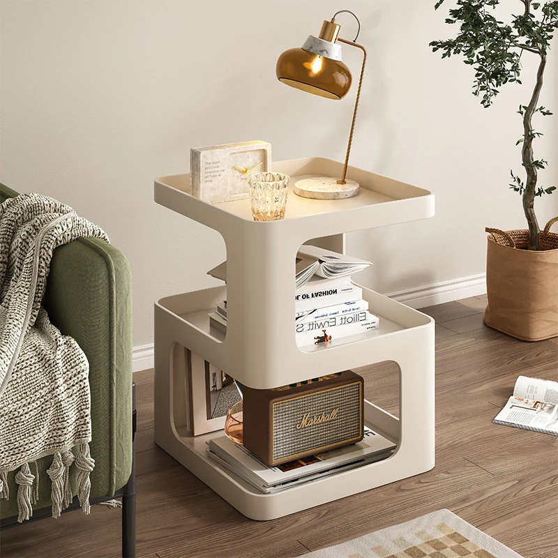 

White Modern Nightstand Bedside Nordic Home Aesthetic Night Table Girl Home Meuble De Rangement Furniture Decoration