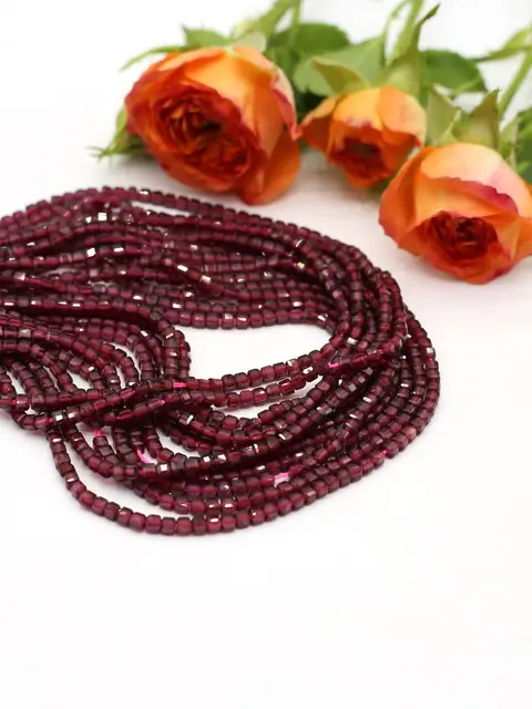 Natural 2x4mm Green Red Gems In Zoisite White Rice Pearl Beads Bracelet - Foto 7