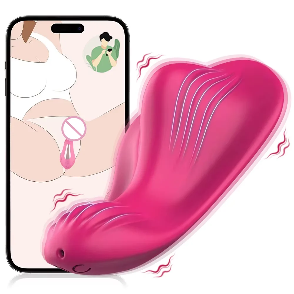 Klitoris Stimulator Vibrator APP Control Frauen Tragbare Klitoris Stimulator Massage Weibliche Magnetische Höschen Tragen Sex Spielzeug für Erwachsene 1