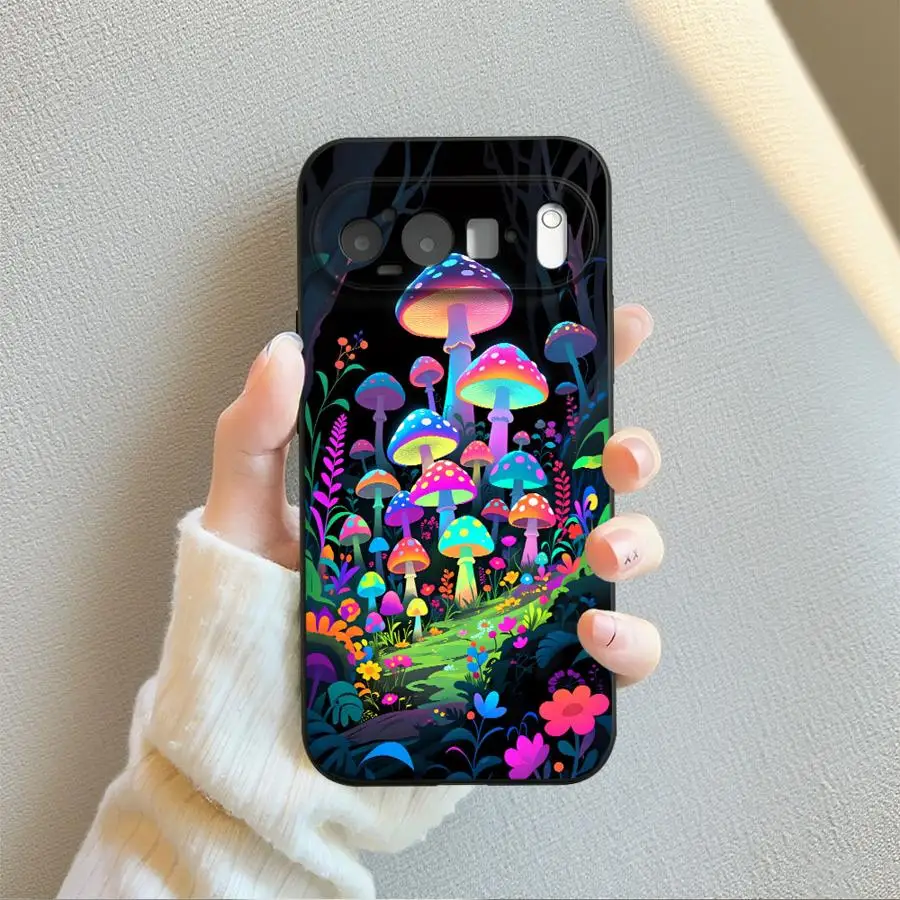 Cartoon Mushroom Phone Cover Case