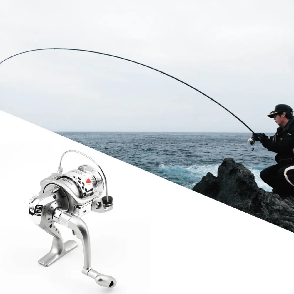 

6BB Ball Bearings Left/Right Fishing Reel Interchangeable Collapsible Handle Fishing Spinning Reel SG3000 5.1:1 Top Sale