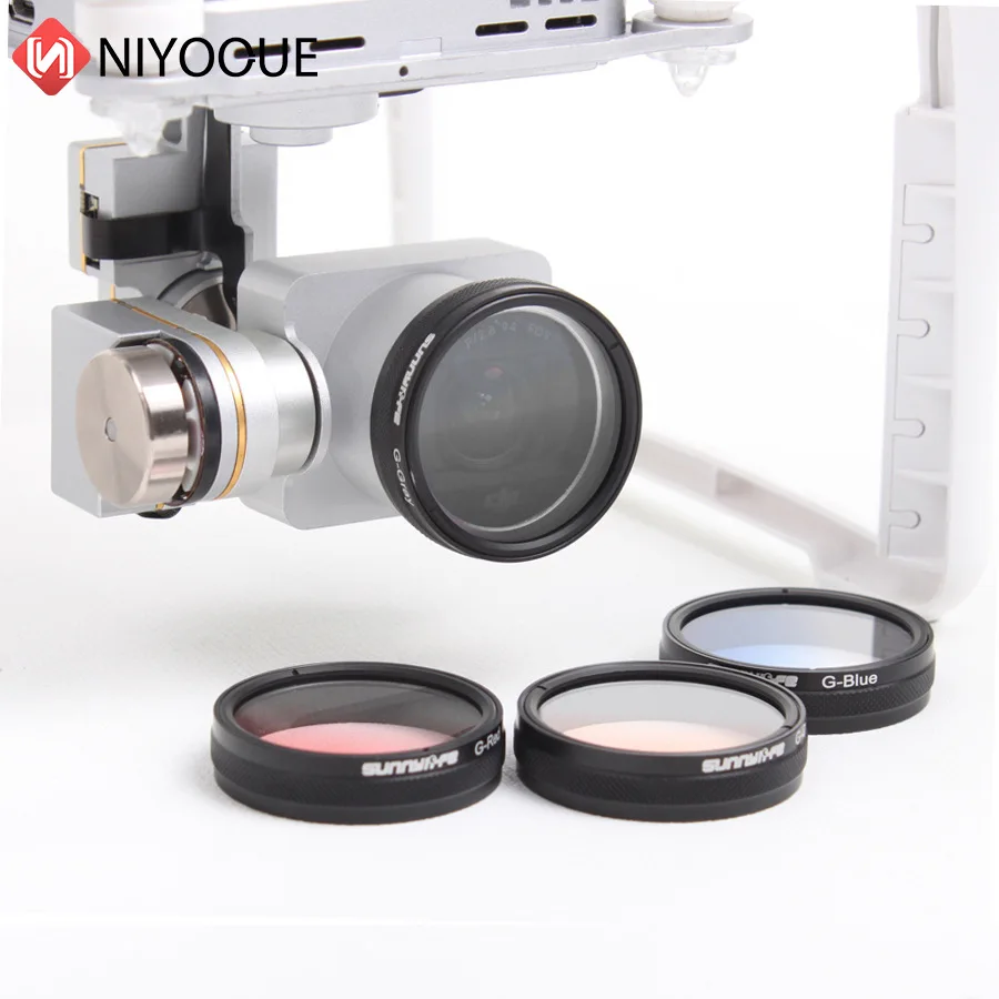Filtri Polarizzati Con Lenti In Resina Ottica Di Alta Qualità Filtri Graduati Per Dji Phantom 4/3 Advanced/Professional/Standard