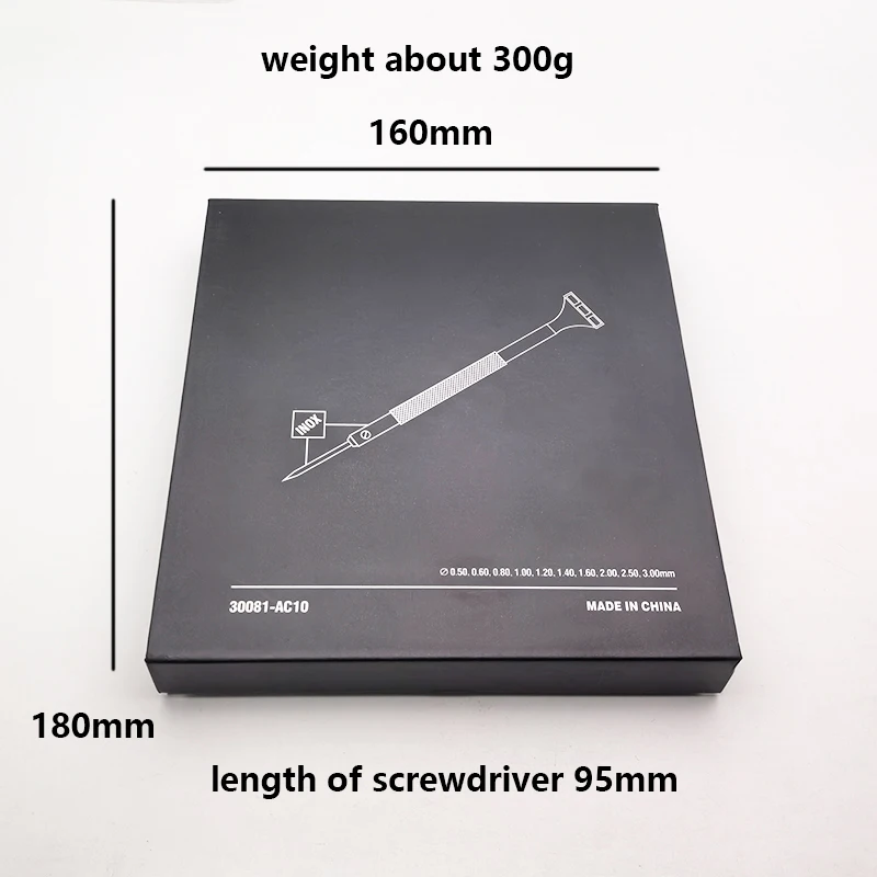 시계 제조공 시계 도구용 정밀 드라이버 키트*10개 좋은 포장 상자