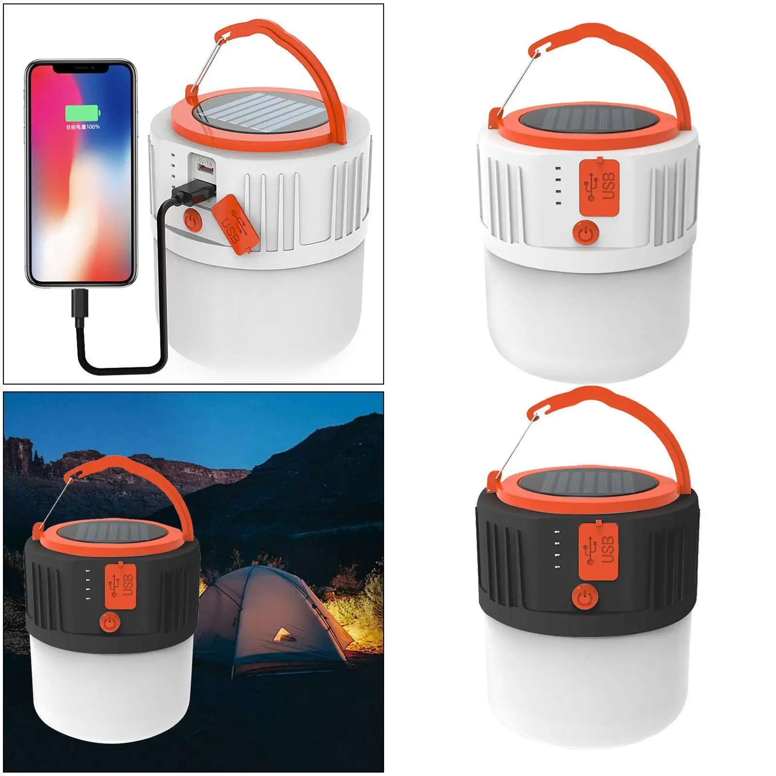 LED Camping Light Outdoor Lantern Hiking Lamp BBQ patio and garden