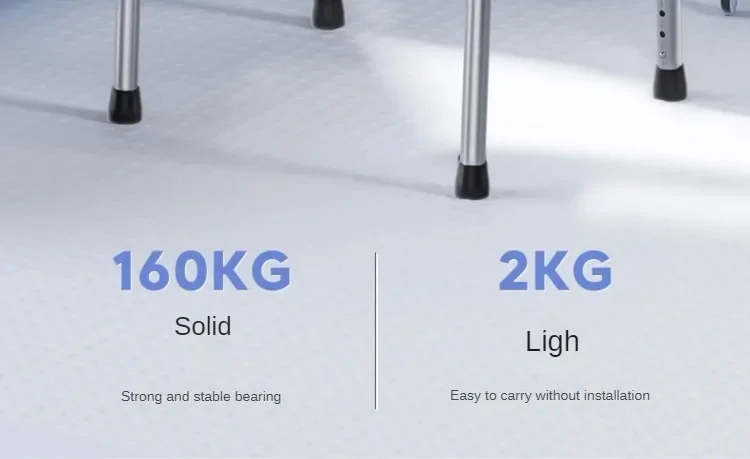 Aluminum Alloy Auxiliary Walking Chair Aid for Elderly Disabled People Folding Shower Chair for Fracture Rehabilitation 27 Aluminum Alloy Auxiliary Walking Chair Aid for Elderly Disabled People Folding Shower Chair for Fracture Rehabilitation 14