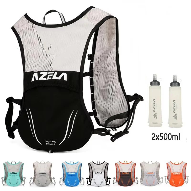 3.5L Breathable Hydration Vest Trail Running Backpack Lightweight Cycling Jogging Marathon Backpack Riding Bike Climbing Bag hydration backpack hydration pack running hydration vest running vest