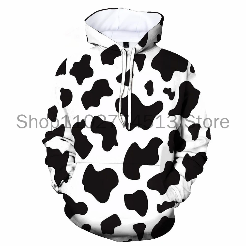

Fashion Cow Cattle Farming 3D Printed Men Women Spring And Fall Hoodies Farm Animal Creative Print Polyester Hooded Sweatshirt