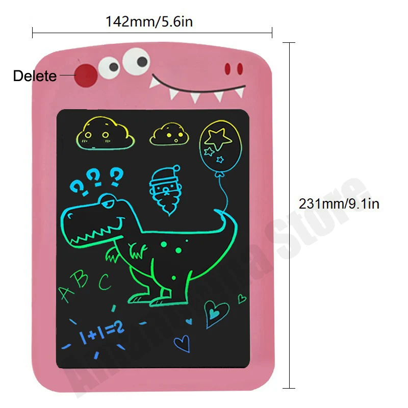 8.5 Cartoon LCD Writing Tablet Children Magic Blackboard Digital Drawing Board Painting Pad Brain Game Kids Toys Girls Gift