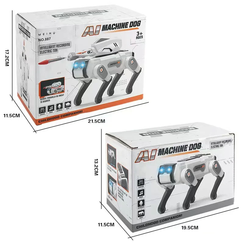 음성 상호작용, 춤추기, 생체공학 기능을 갖춘 새로운 스마트 로봇 강아지, 어린이용 말하는 기능, 빛나는 음악 장난감