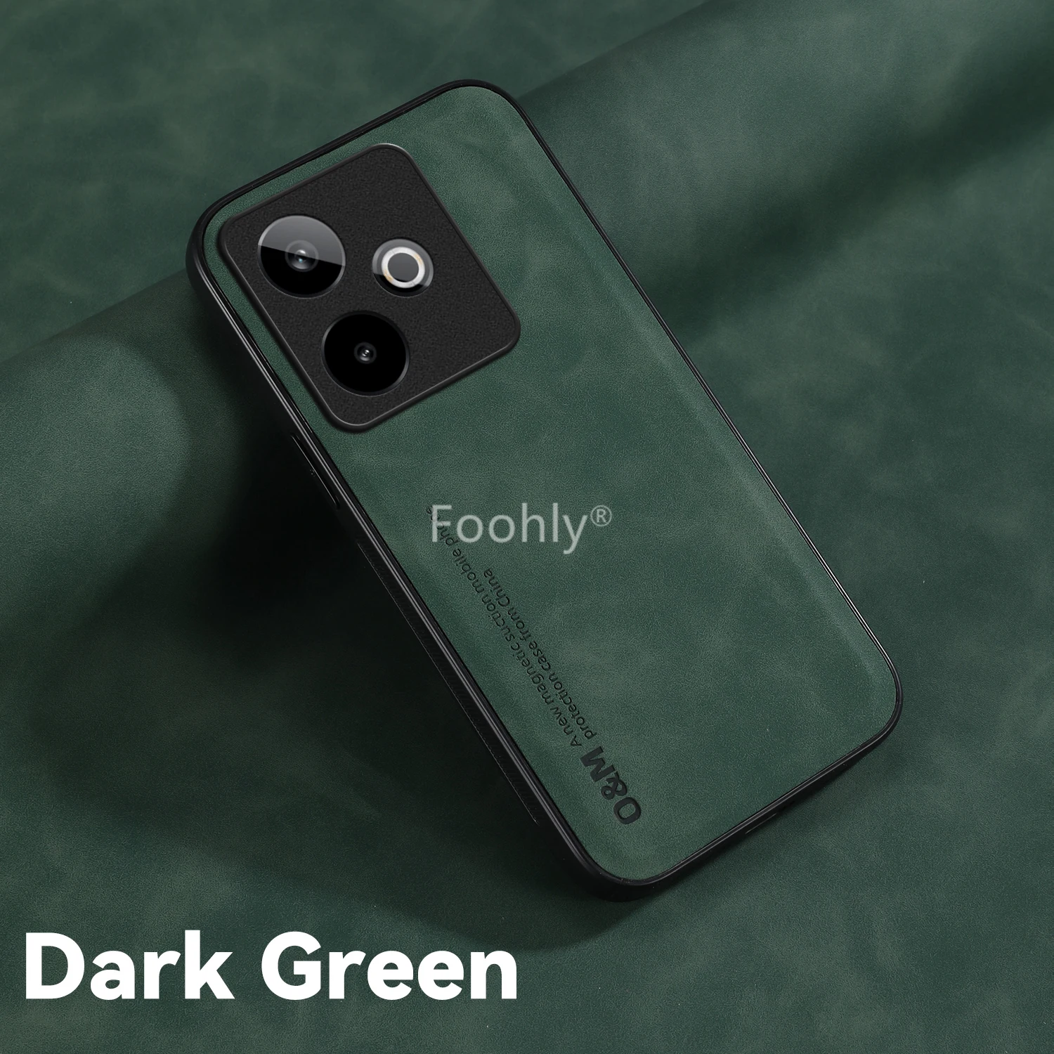 Shockproof Magnetic Nubuck Leather Protective Phone Case